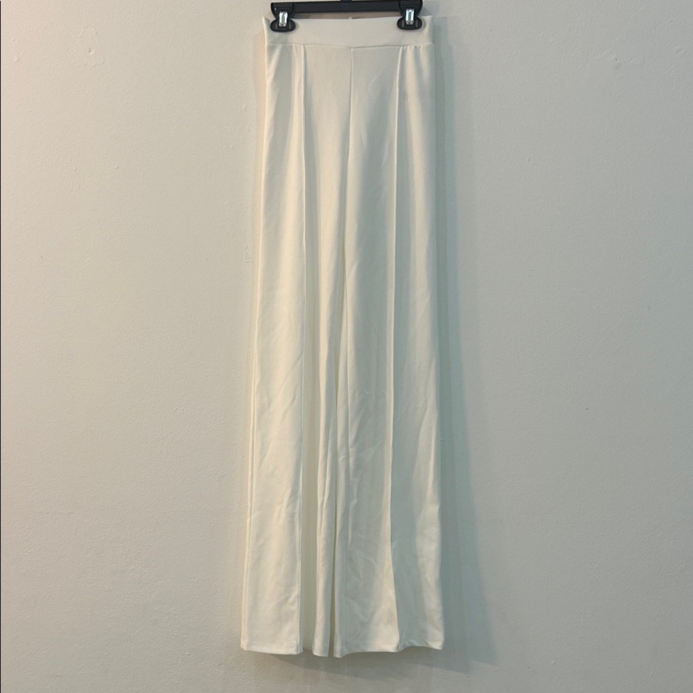 Fashion Nova Cream Straight Leg Pants